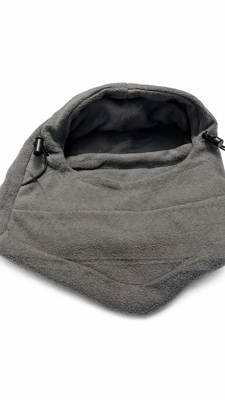 NEW Siruis Survival GRAY Fleece Balaclava Hood Neck Gaiter